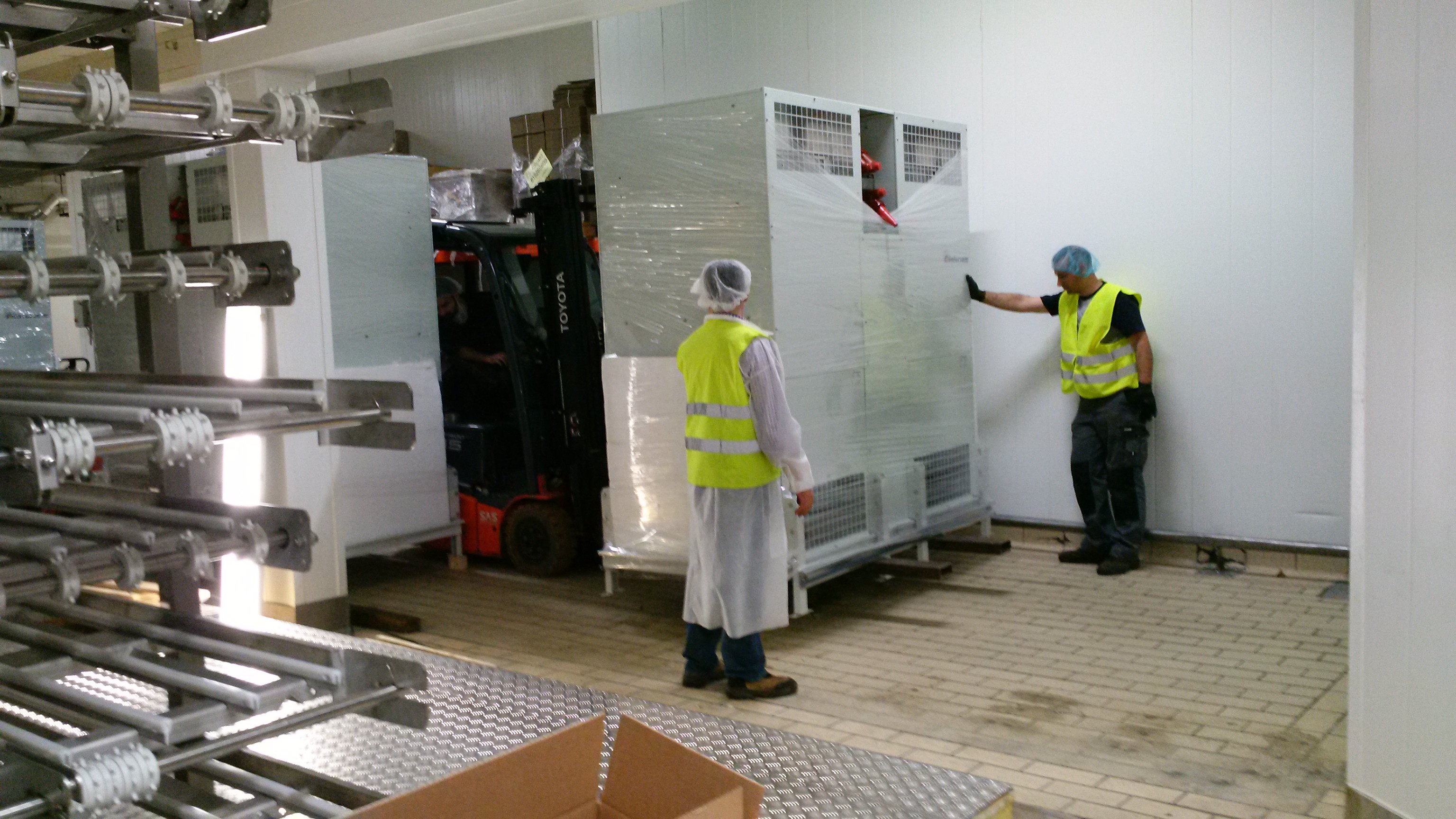 Túnel de congelación dinámico industrial